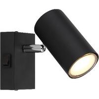 Spotlámpa Witmo - krómszínű/fekete, Modern, fém (7/10cm) - Best Price