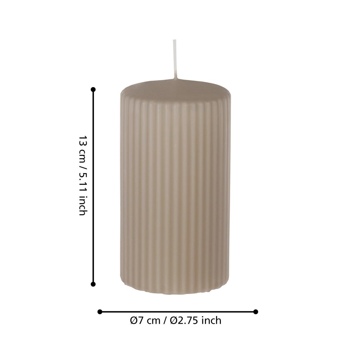 Stumpenkerzenset Glenbarr Creme, 4 Stück - Creme, LIFESTYLE (7/13cm)