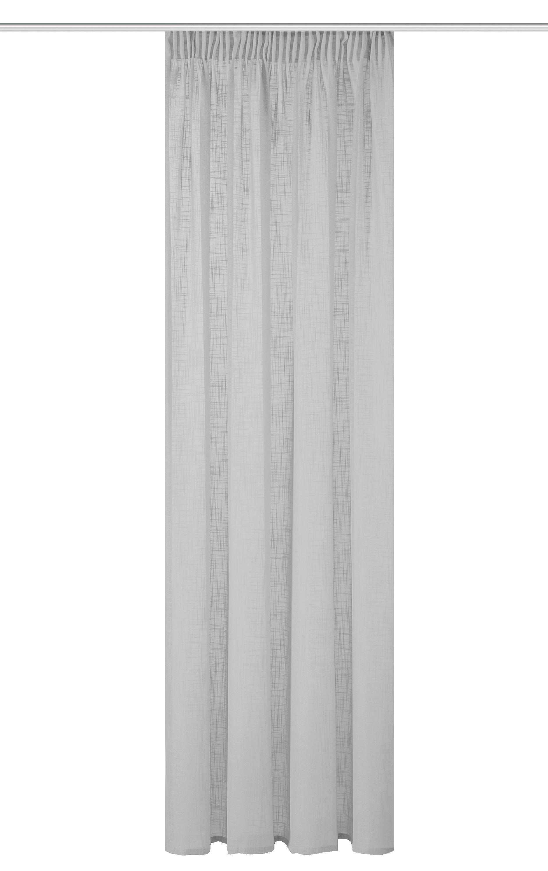 Fertigvorhang Softy Grau ca. 140x245cm - Grau, Basics, Textil (140/245cm)