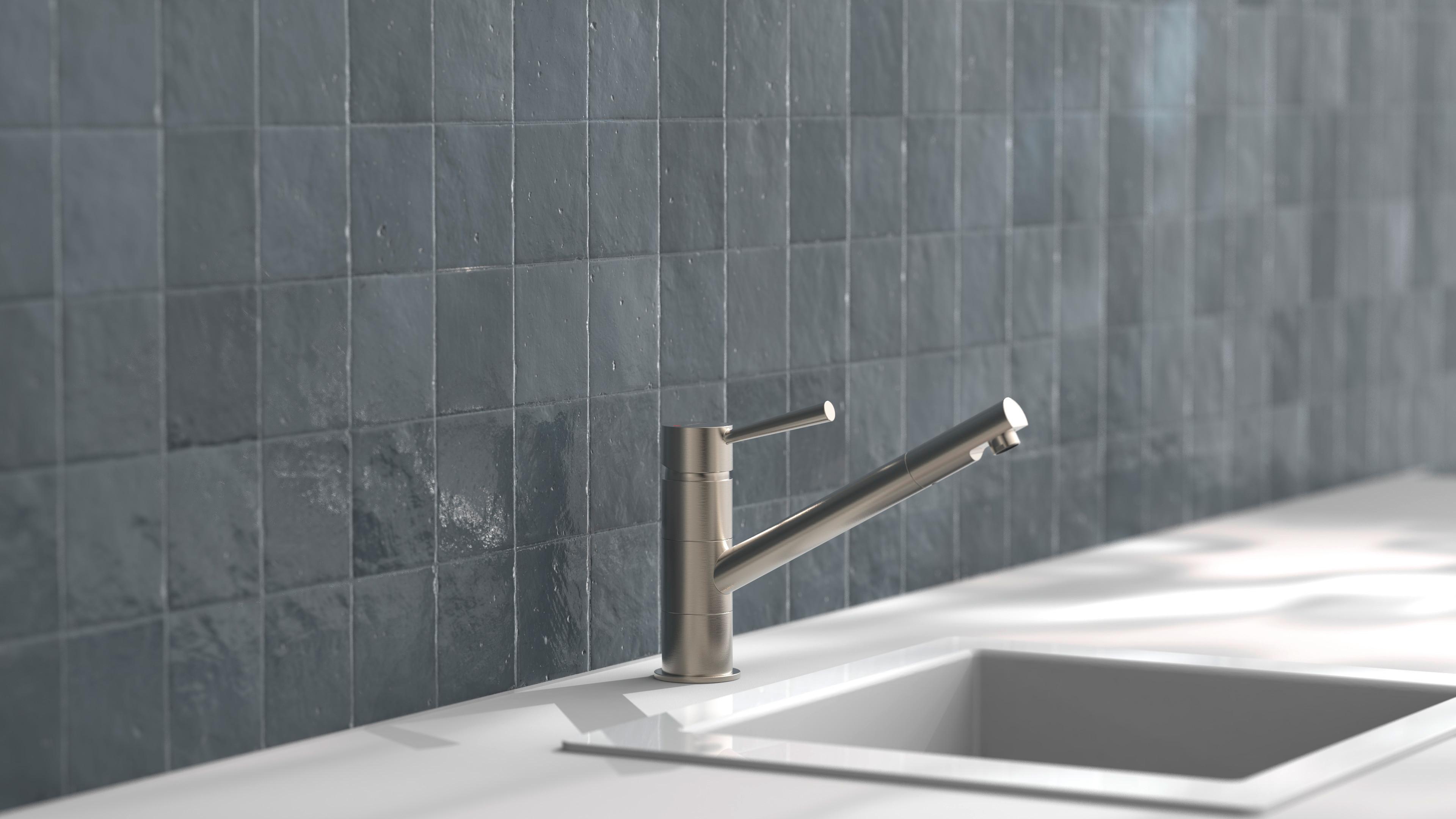 Küchenarmatur Sistant Rom in Edelstahloptik - Edelstahlfarben, Basics, Metall (5,5/18/25cm) - Sistant
