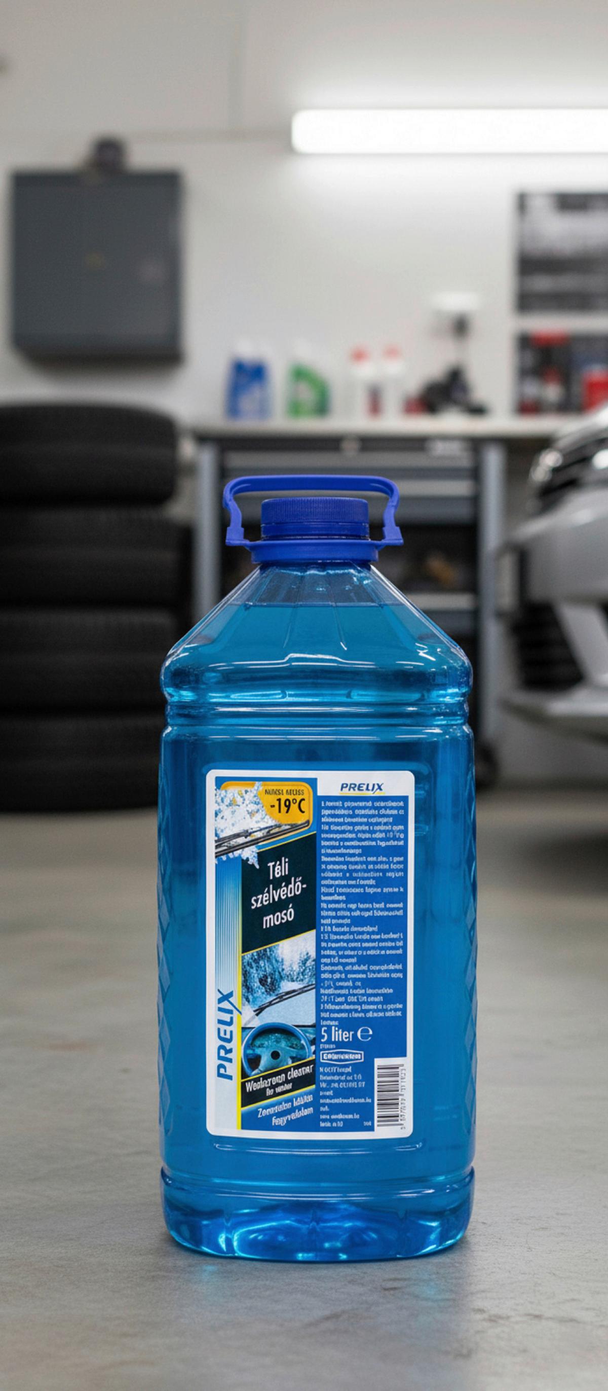 Téli Szélvédőmosó Folyadék Prelix 5l - kék, Basics (5000ml)