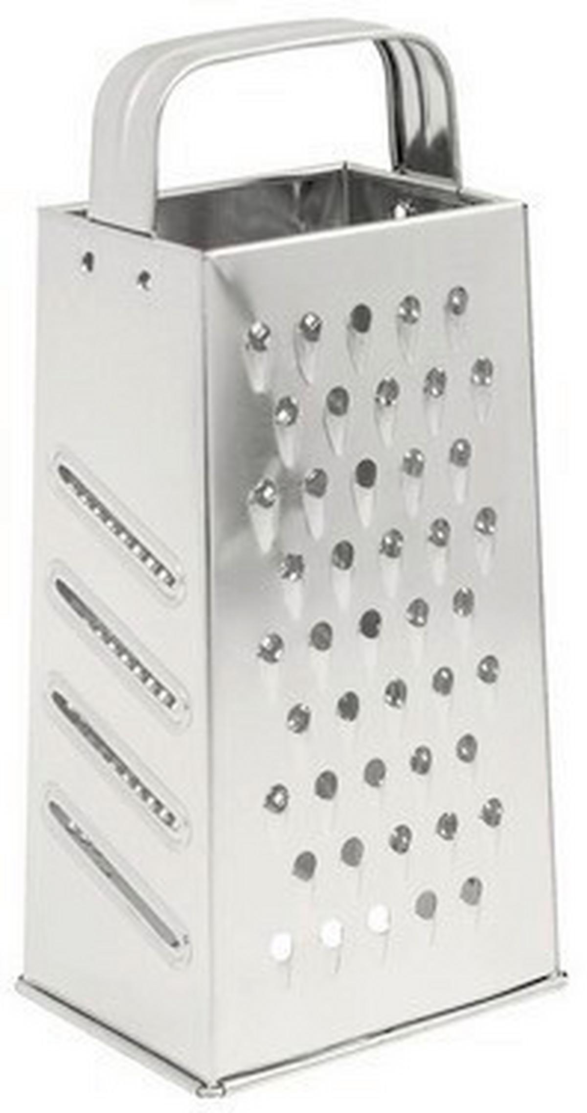 Négyoldalú Reszelő Dani - nemesacélszínű, Konventionell, fém (10,5/23/8cm) - Modern Living