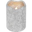 Sveča Z Led-diodo Marie - srebrna (7/9cm)