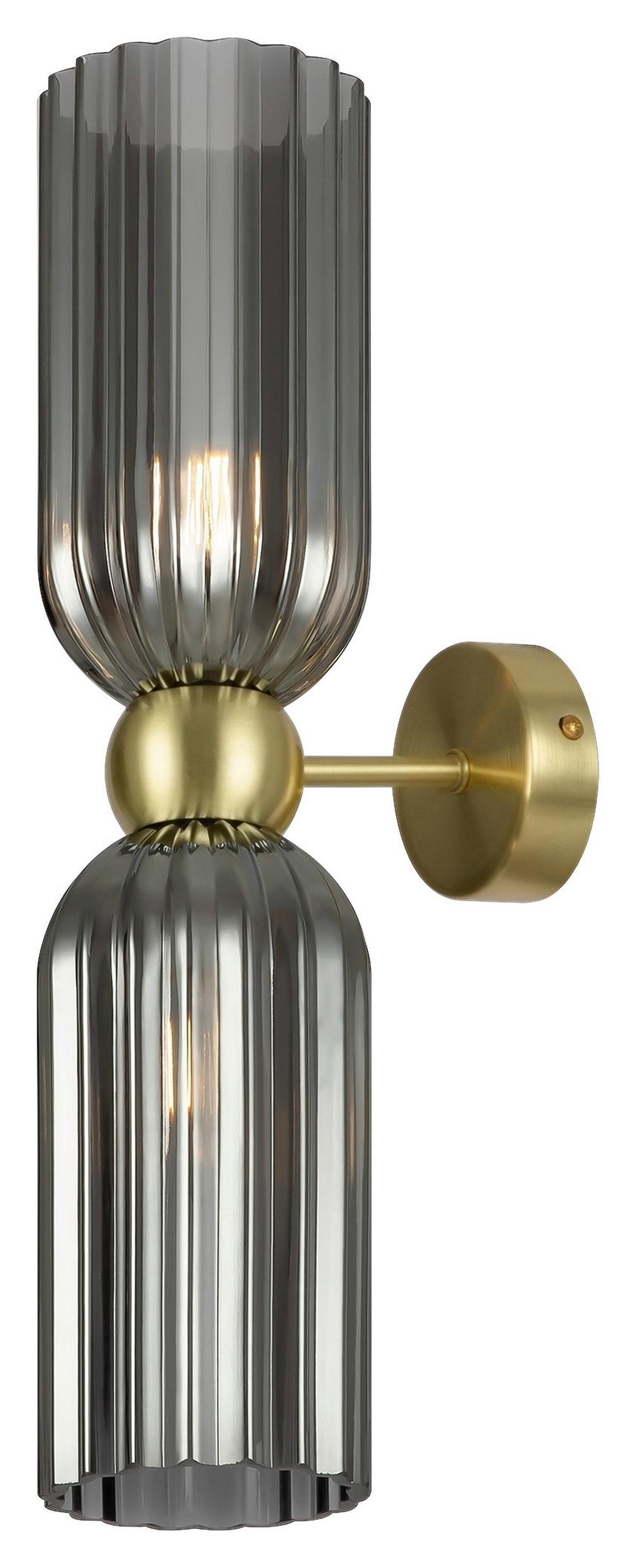 Wandleuchte Antic Goldfarben max. 40 Watt - Goldfarben, Trend, Glas/Metall (18/43,5/10cm) - MAYTONI