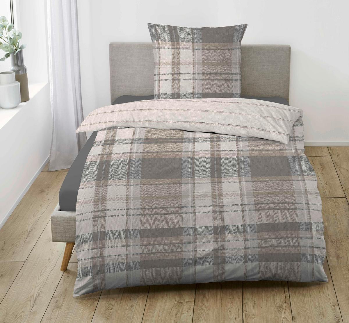 POŚCIEL S.OLIVER SET - beżowy, Design, tkanina (135/200cm) - S. Oliver