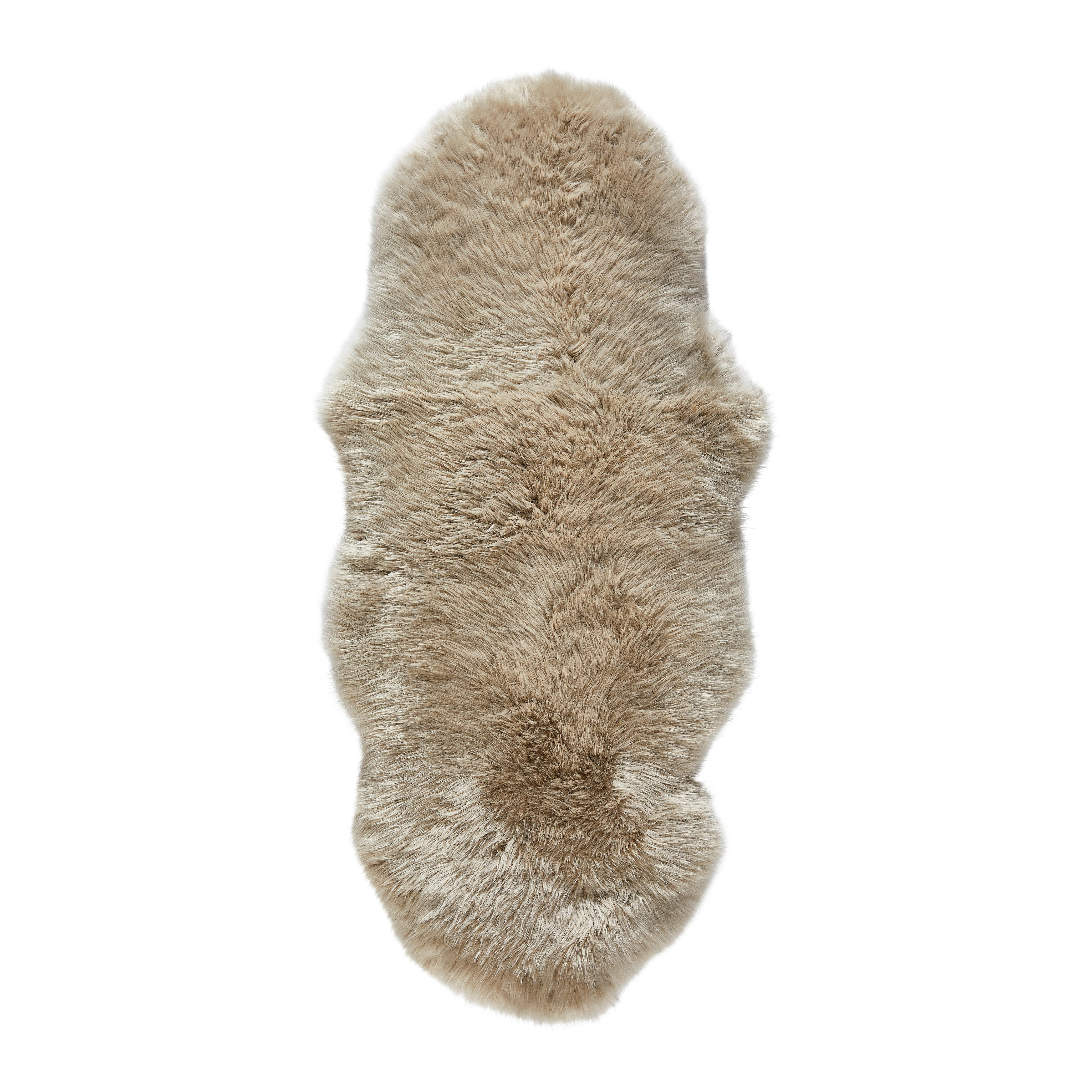 FUTRO OWCZE ALBANY - brązowy, Trend, futro (65/145cm) - Linea Natura