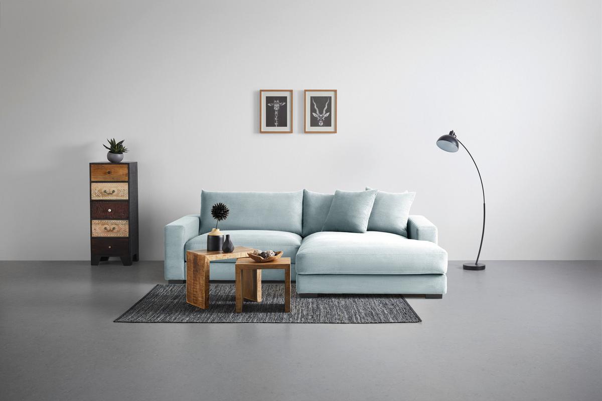 Coltar PEDRO - verde salvie, Modern, textil (265/180cm) - Mömax