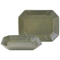 Set Posod Street Box, 2-Delni - zelena, Basics, keramika (22/17cm) - Creatable