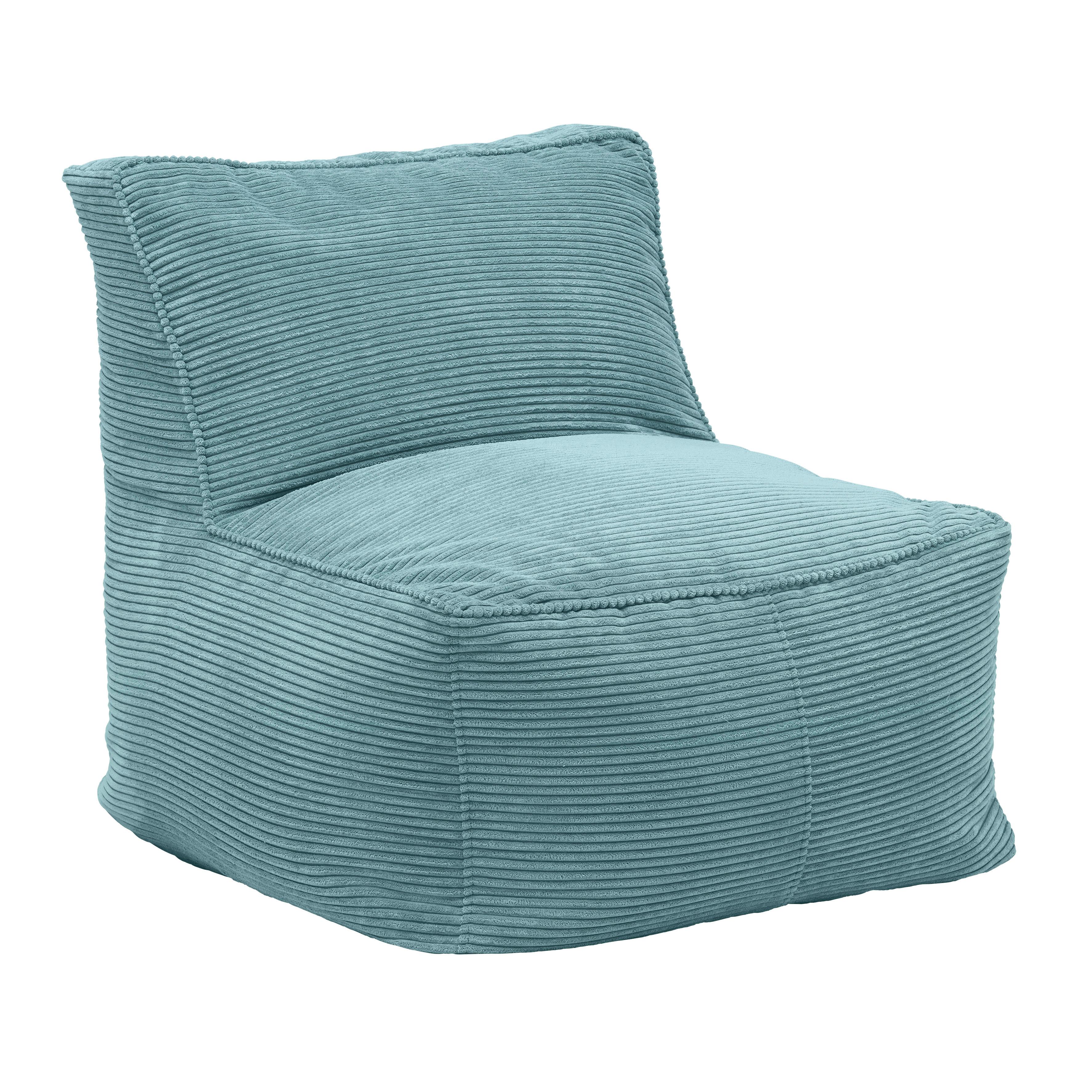 Sitzsack Caroline Petrol - Petrol, MODERN, Textil (75/84/88cm) - Mömax
