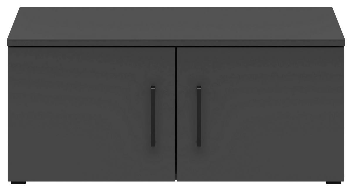 Nastavek Za Omaro Multistauraum, Barve Grafita - črna/barve grafita, Moderno, umetna masa/leseni material (80/35/40cm) - Premium Living