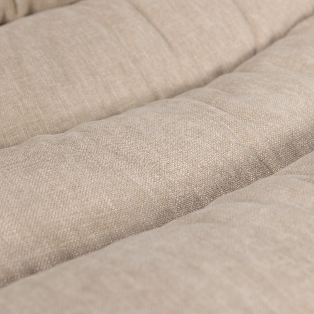 SESSELSET Kube Naturfarben B: 77cm - Schwarz/Naturfarben, Design, Textil/Metall (77/97/69cm) - Livetastic