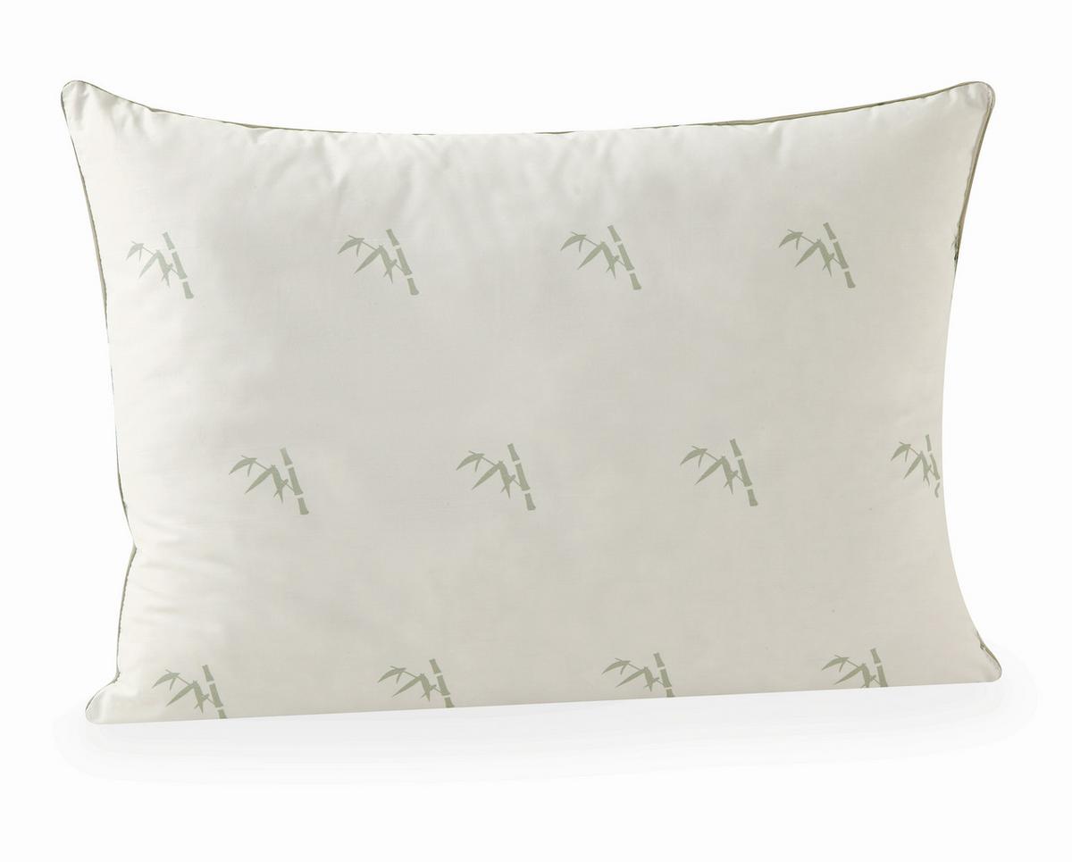 PODUSZKA POD GŁOWĘ BAMBOO - biały, Basics, tkanina (40/80/20cm) - Yatas