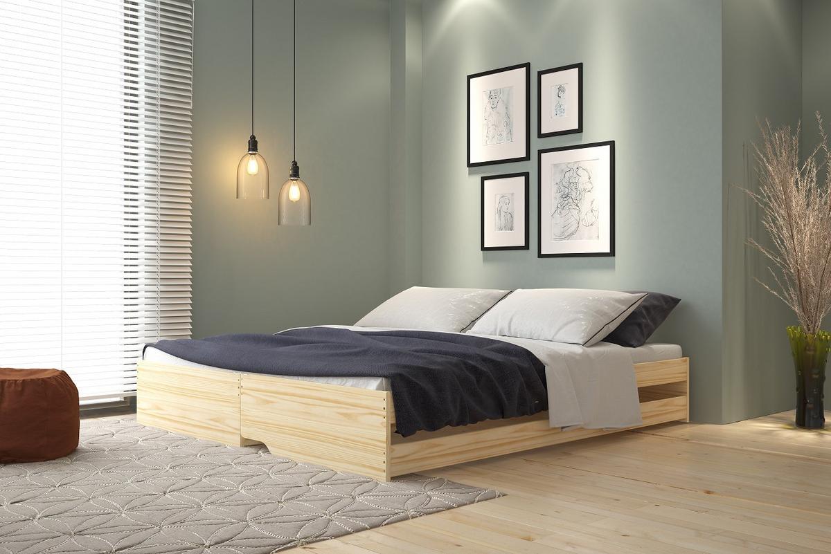 Mladinska Raztegljiva Postelja Lotar, 90-180x200 - naravne barve, Konvencionalno, les (90/200cm) - MID.YOU