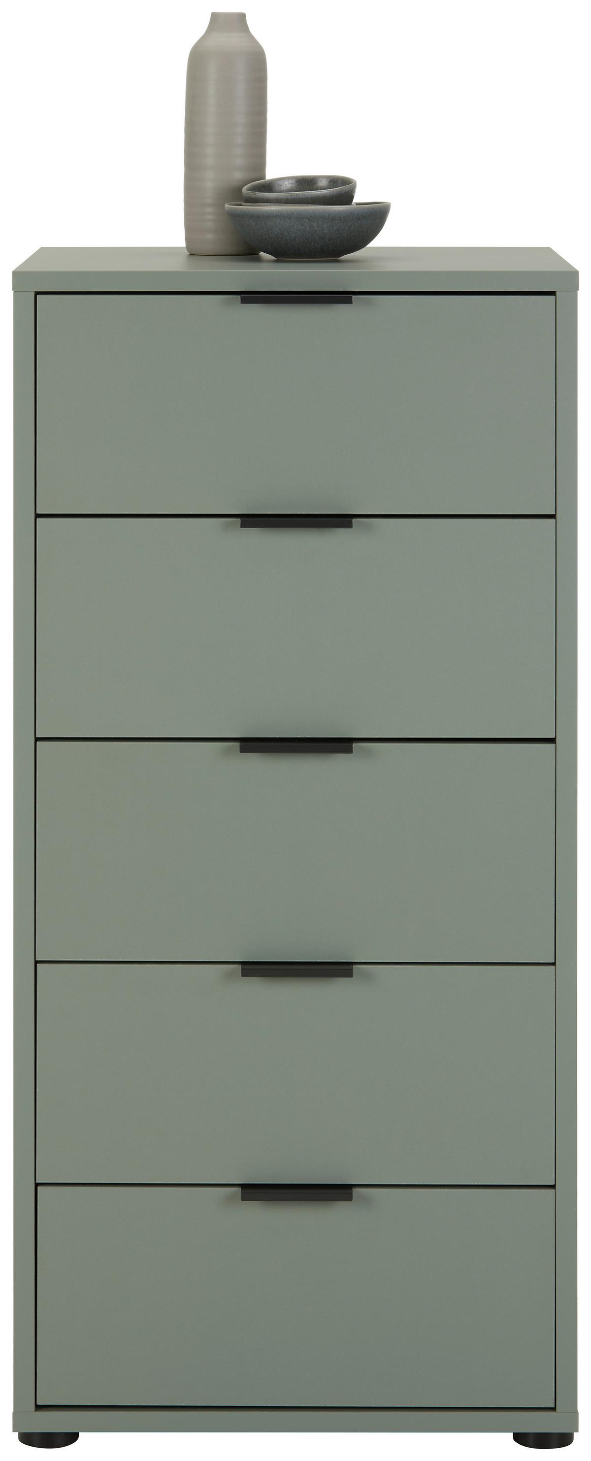 Comodă Bounty - verde salvie/verde, Modern (51/108/45cm) - Premium Living