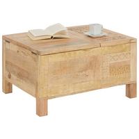 Dohányzóasztal Rusztikus Carl - natúr, Lifestyle, fa (75/60/45cm) - Zandiara