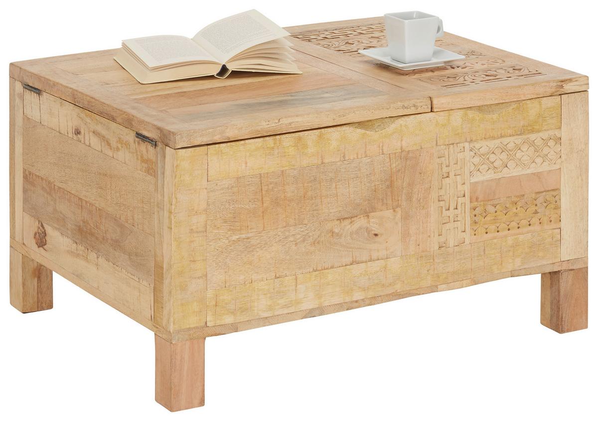 Dohányzóasztal Rusztikus Carl - natúr, Lifestyle, fa (75/60/45cm) - Zandiara