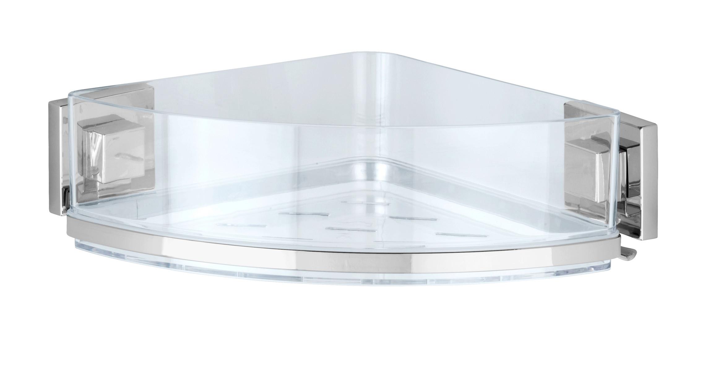 Regal Za Tuš Quadro - Moderno, metal/plastika (28/8,5/19,5cm) - Wenko