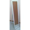 GOLVSPEGEL RIO WEIß -SB- - vit, Modern, trämaterial/glas (36/156/44cm) - Mömax
