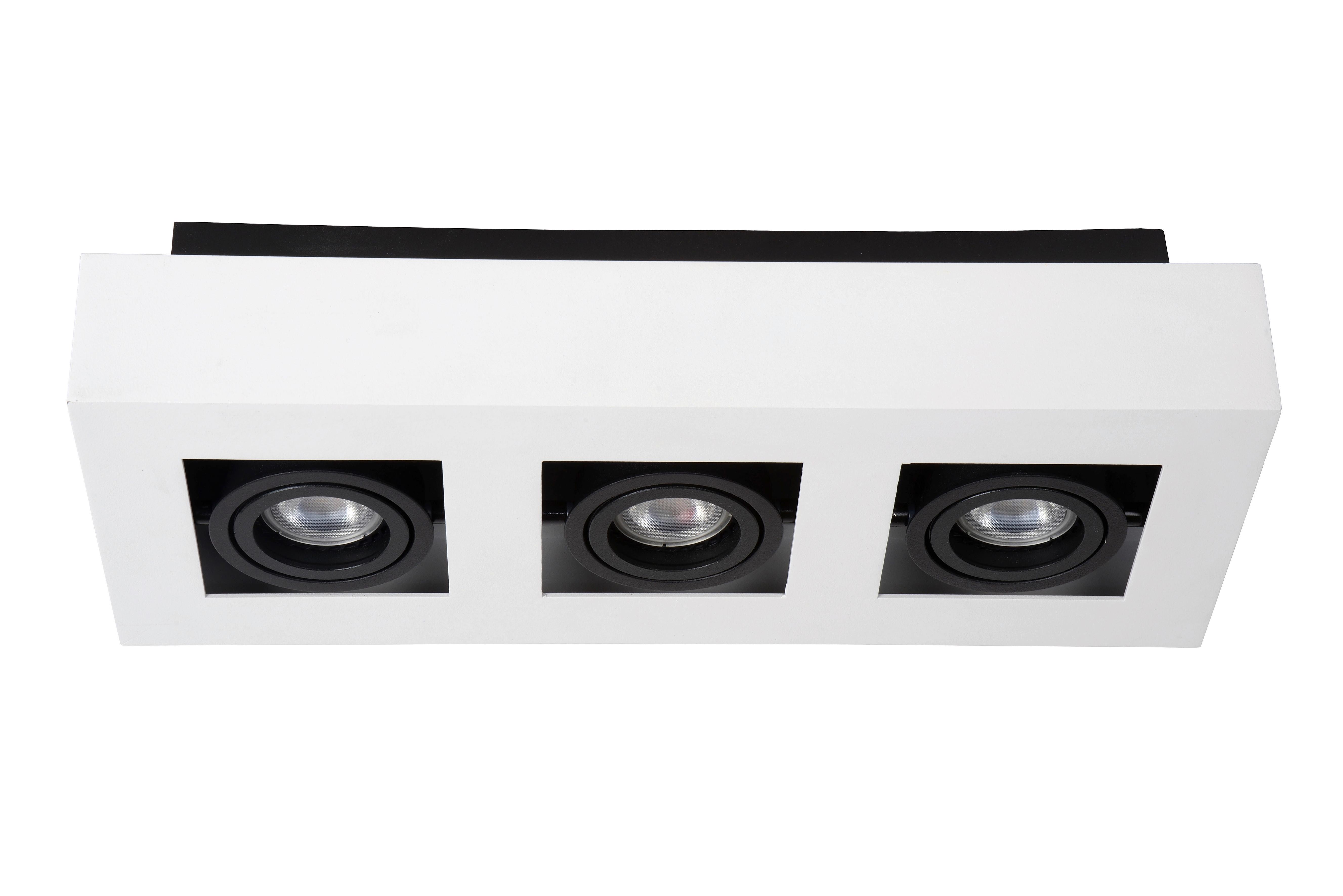 LAMPA SUFITOWA LED 09119/16/31 XIRAX - biały, Basics (36/14/8.8cm) - Lucide