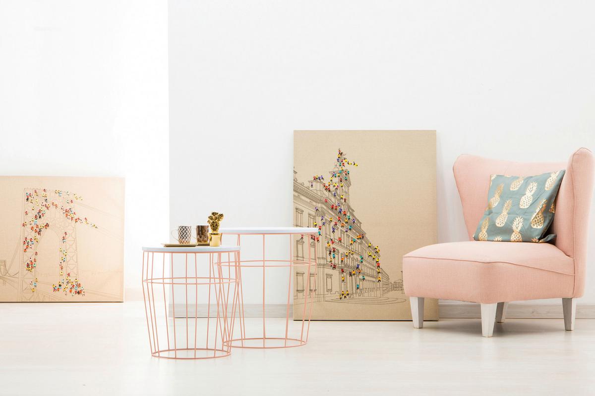 BILD MENSCHENGRUPPE - Multicolor, Lifestyle, Holz/Kunststoff (75/100/3,8cm) - Kayoom