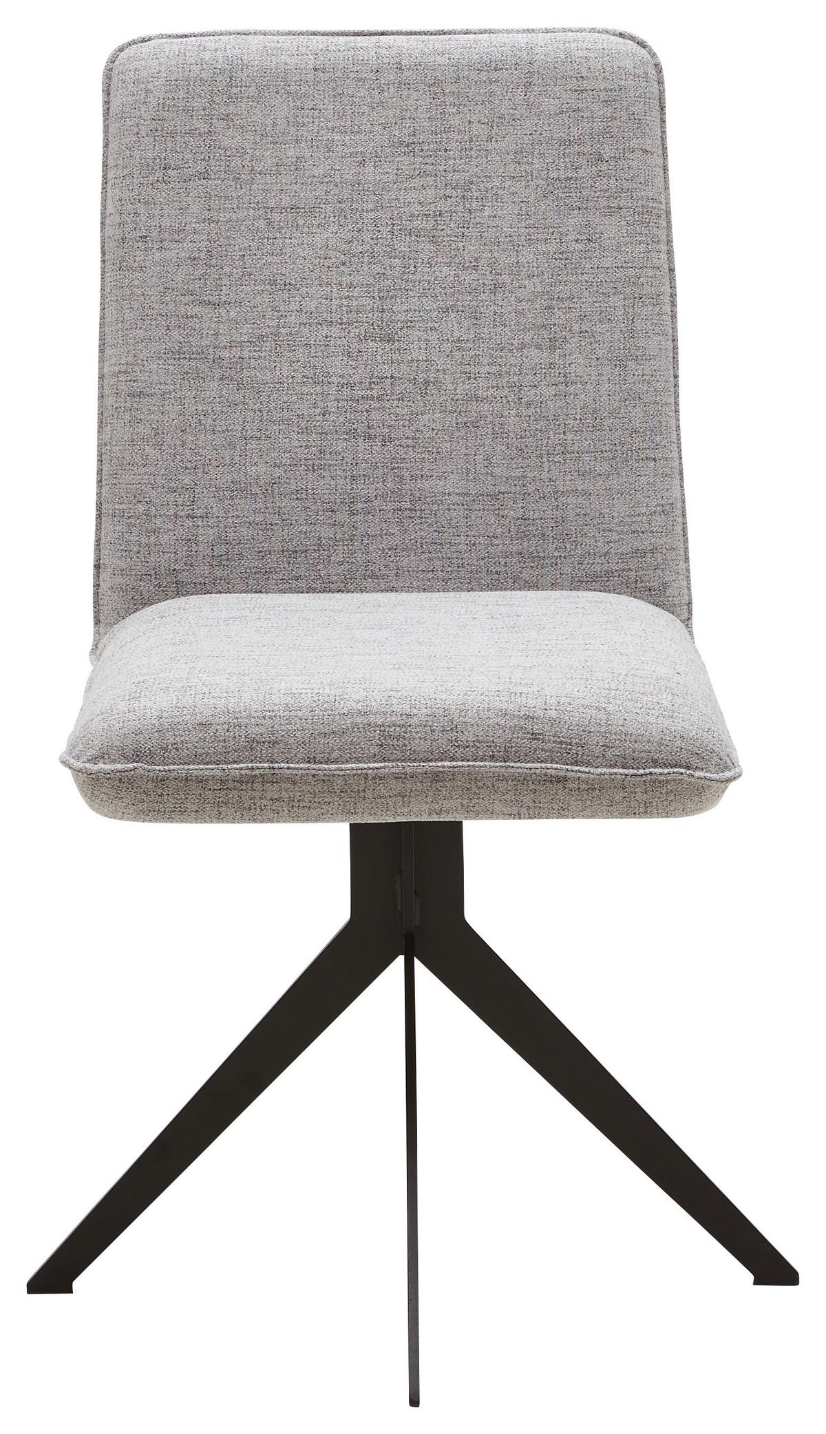 KRZESŁO MALIBU - jasnoszary/czarny, Design, metal/tkanina (46,5/87/64cm) - Voleo