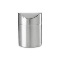 Abfalleimer EDELSTAHL - Silberfarben, LIFESTYLE, Metall (12/16.5cm) - Premium Living
