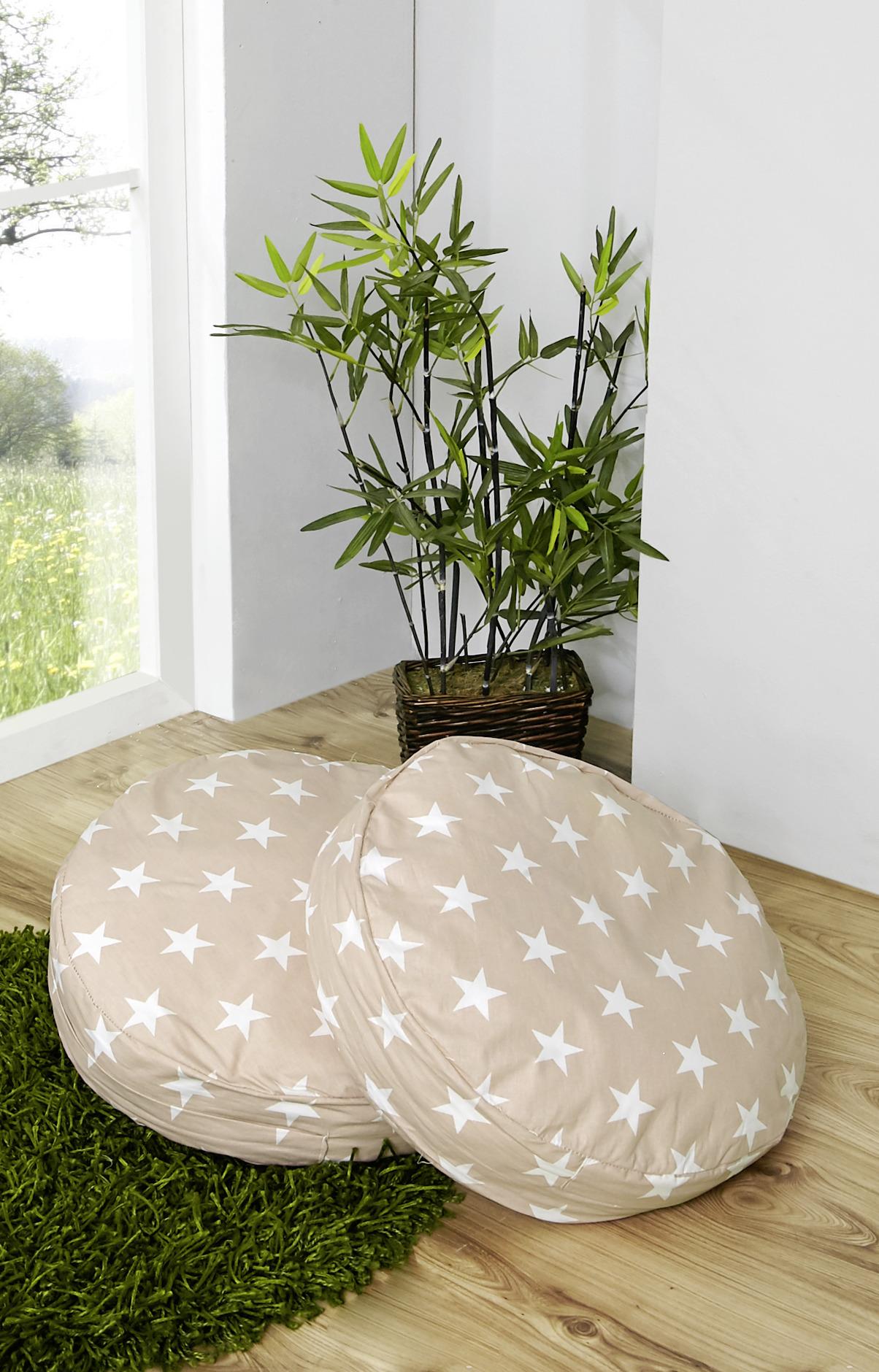 Okrasna Blazina Lino, Bež, 2 Kos - bež, Moderno, tekstil (40/40cm) - MID.YOU