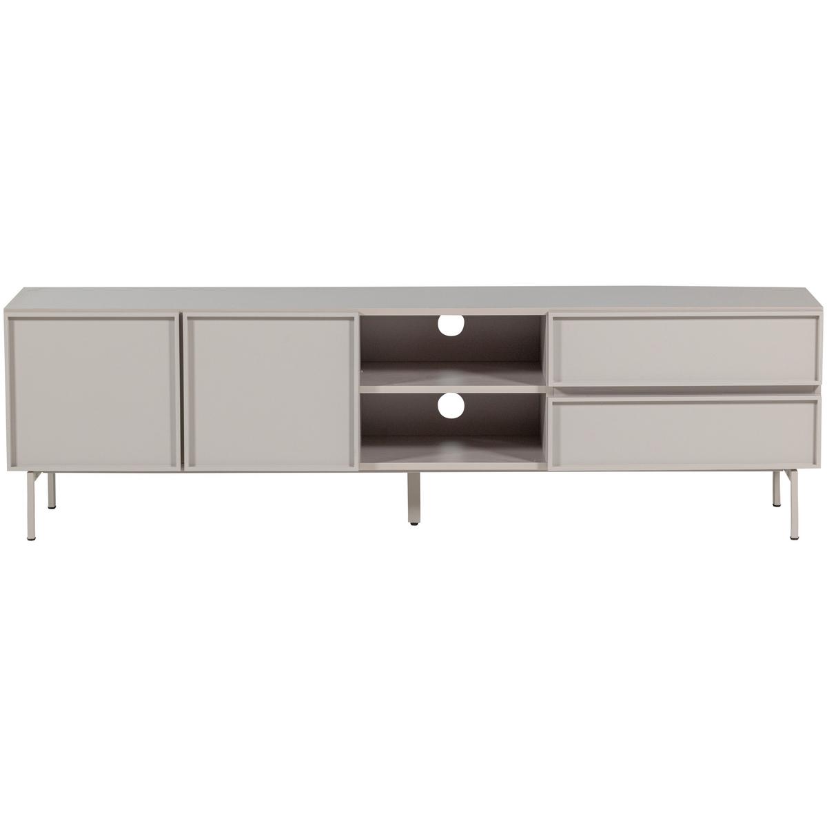 Lowboard Tours Sandfarben - Sandfarben, Design, Holzwerkstoff/Metall (180/51/42cm) - Livetastic