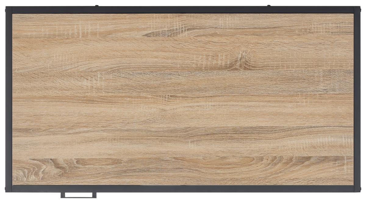 Schreibtisch in Naturfarben/Schwarz - Schwarz/Naturfarben, Modern, Holzwerkstoff/Metall (105/76/55cm) - Mömax