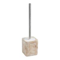 Wc Garnitura Sa Četkom Lux - boja nerđajućeg čelika/boja peska, Moderno, metal/plastika (10/10/38cm) - Mömax