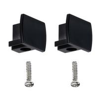 Schienensystem-Endkappe Urail in Schwarz - Schwarz, Design, Kunststoff (1,3/1,8/2,1cm) - Paulmann