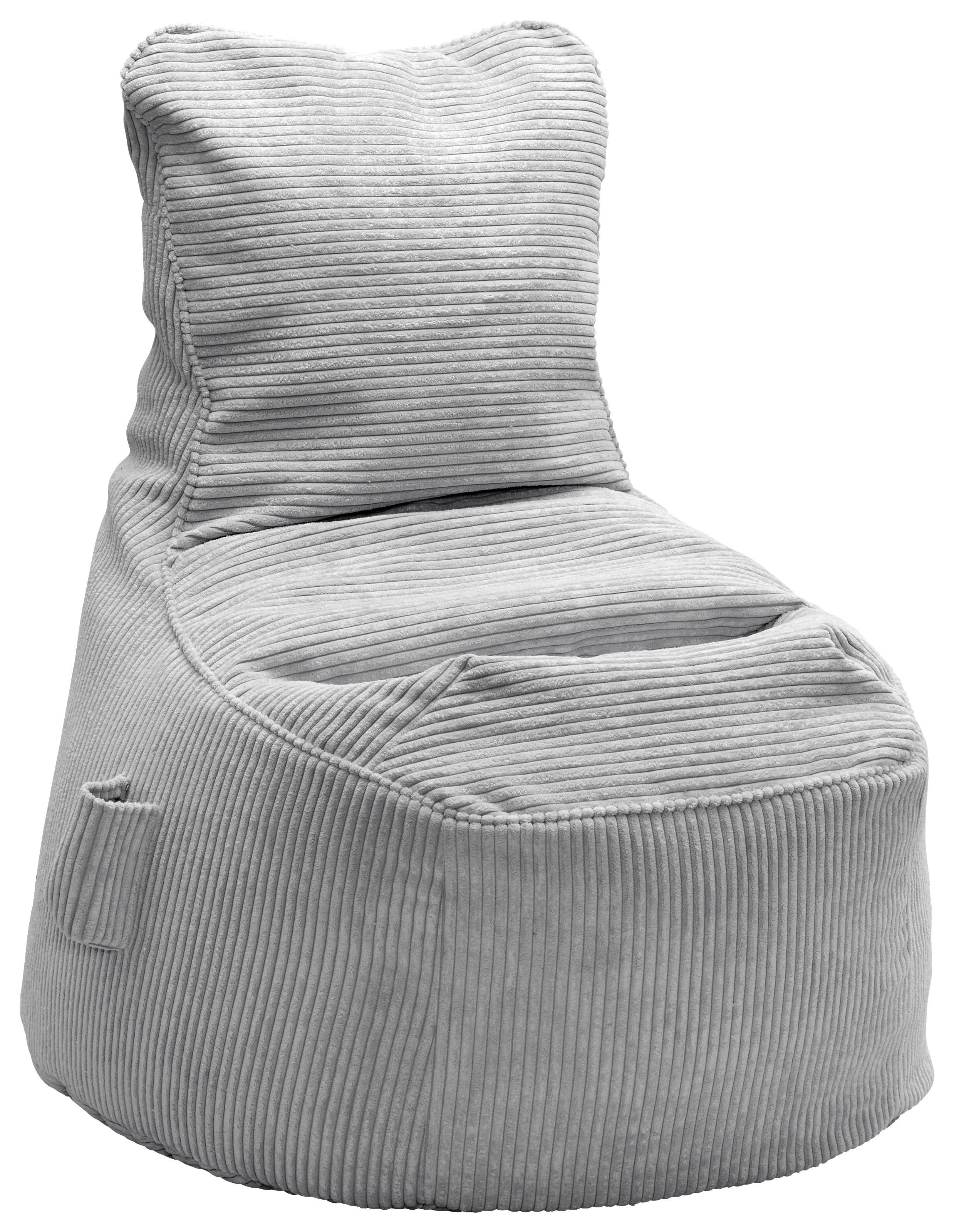Ülőzsák Cortona - szürke, Modern, textil (85/100/85cm) - Mömax