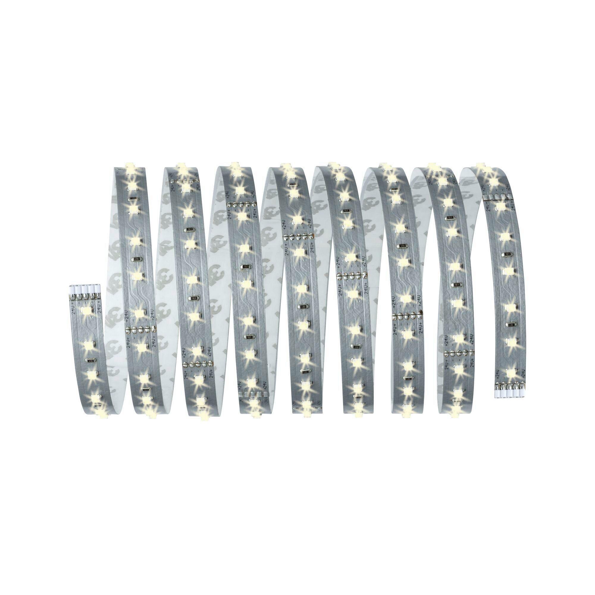 LED-Strip 70827 in Silberfarben max. 16 Watt - Silberfarben, Basics, Kunststoff (250cm) - Paulmann