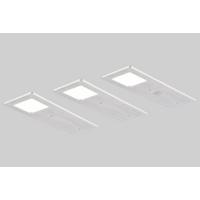 ZESTAW LAMP PODSZAFKOWYCH 6048-3 - kolor aluminiowy, Basics, metal (19/0,4/7cm)