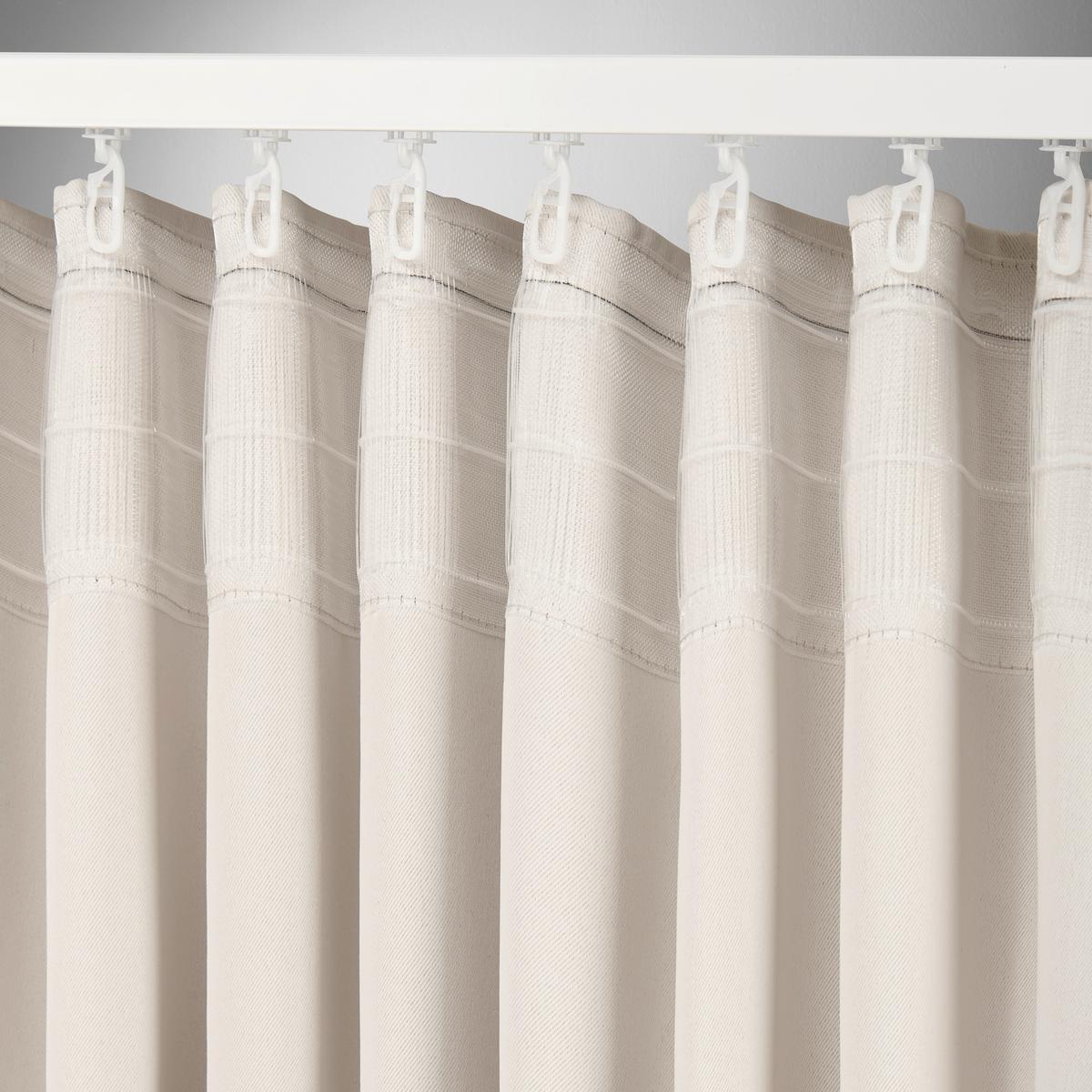 Sötétítőfüggöny 2db-Os Henri 140/245 - fehér, textil (135/245cm) - Mömax