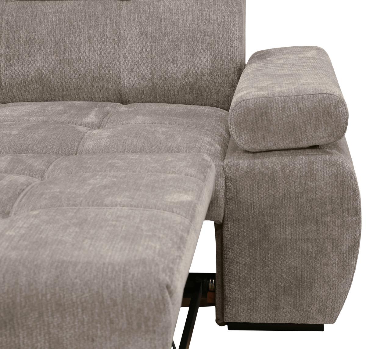 Kutna Garnitura Vegas - crna/taupe, Design, drvo/tekstil (173/294cm) - Modern Living