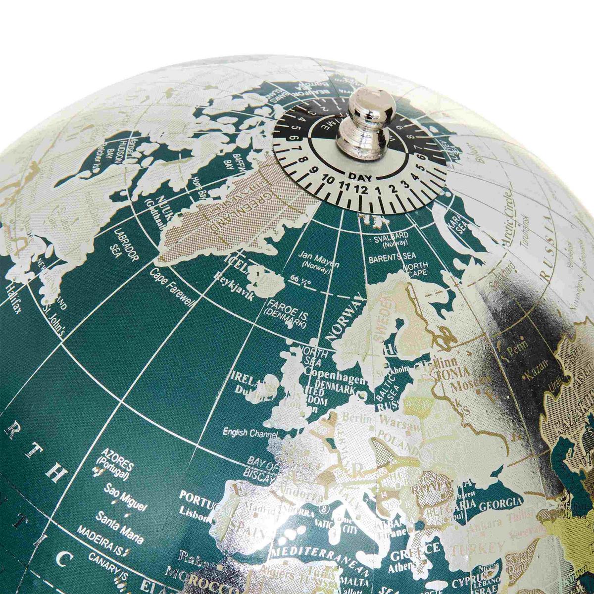 Glob pământesc The Palm resort cca. 20x28 cm - argintiu/albastru, Basics, plastic (20/28cm)