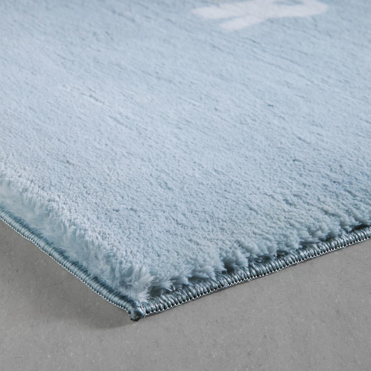 Kinderteppich Monster in Blau ca. 120x170cm - Blau, Textil (120/170cm) - Mömax