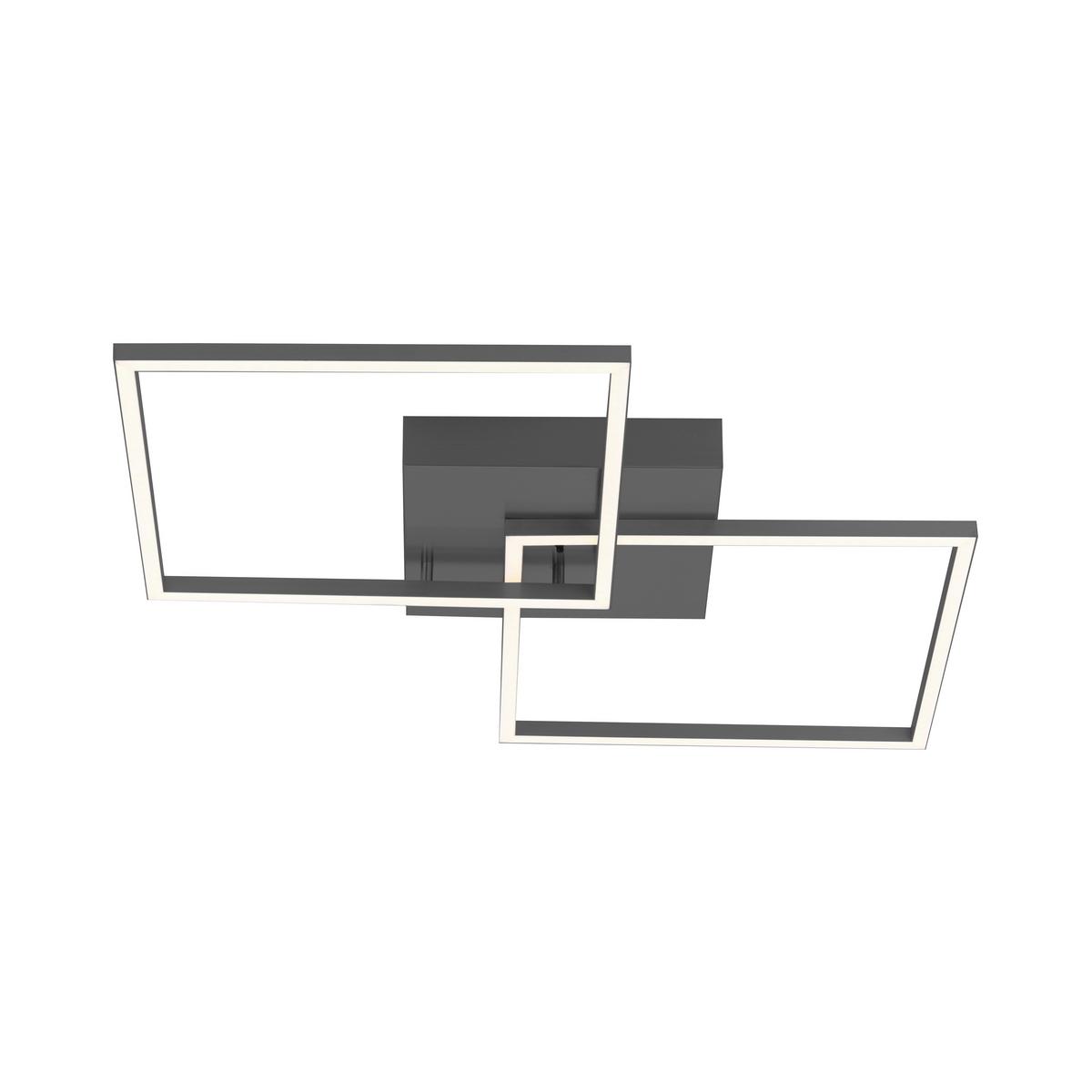 LAMPA SUFITOWA LED IVEN 14141-18 - czarny, Design, tworzywo sztuczne/metal (53cm)