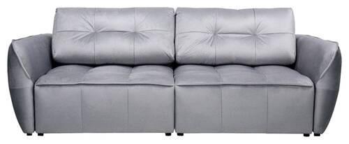 Schlafsofa in Grau - Schwarz/Grau, MODERN, Holz/Holzwerkstoff (243/94/125cm) - Premium Living