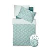 Ágyneműhuzat-garnitúra Nizza - mentazöld/fehér, textil (140/200cm)