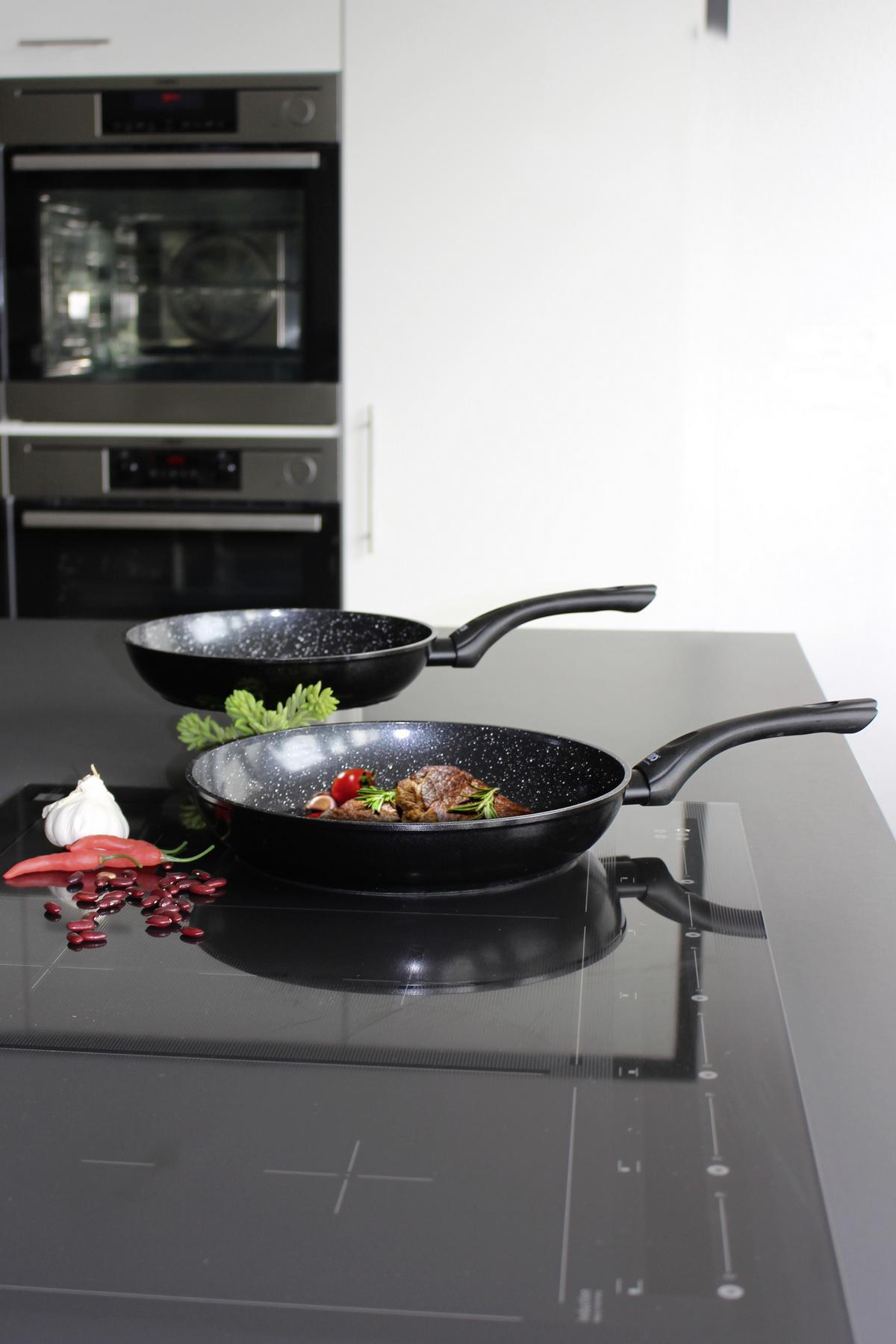 Pfannenset Pure Belugo, 2-teilig - Schwarz, MODERN, Metall - ELO
