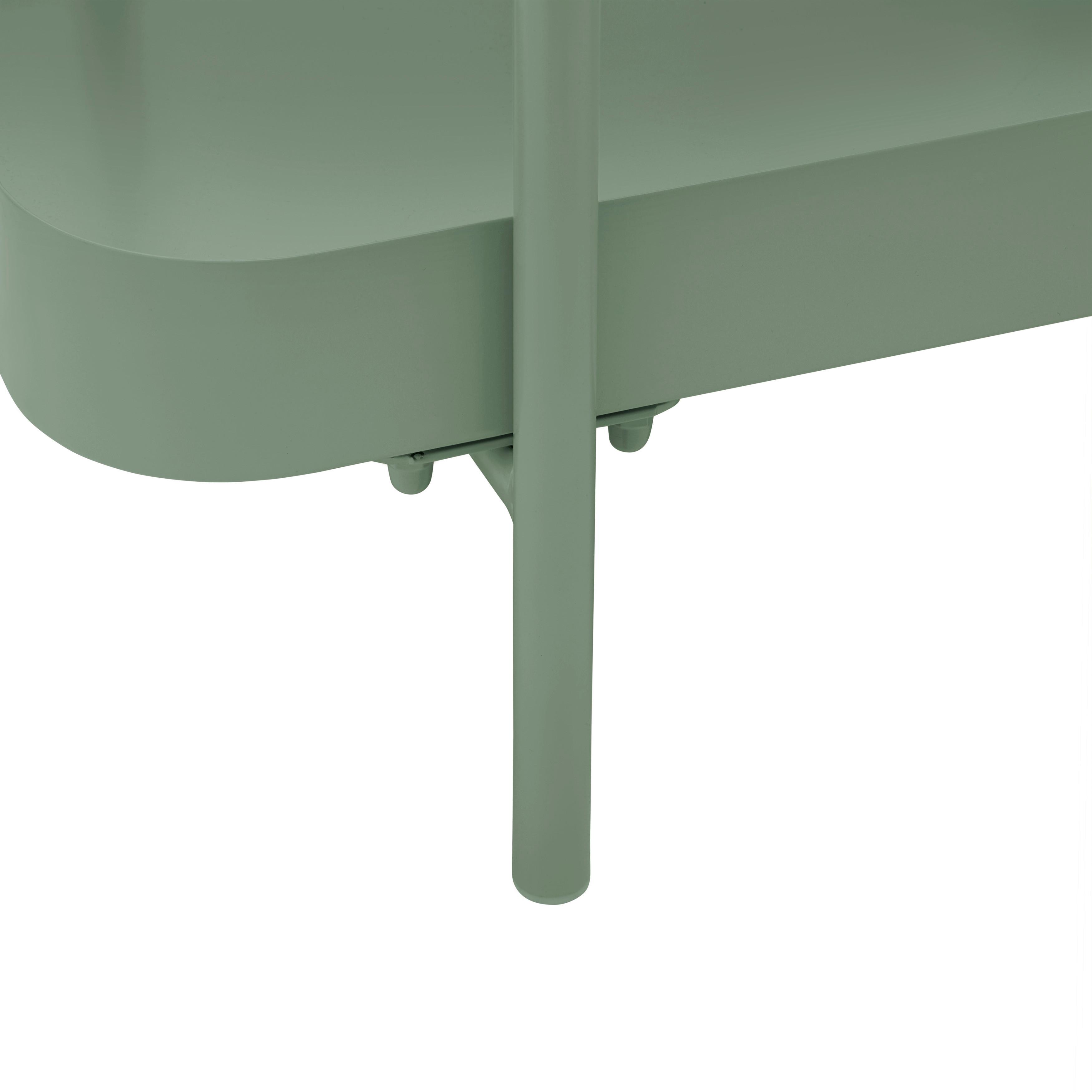 SERVERINGSVAGN DESINO -EXKLUSIV- - grön, Modern, metall (70/70/43cm) - Mömax