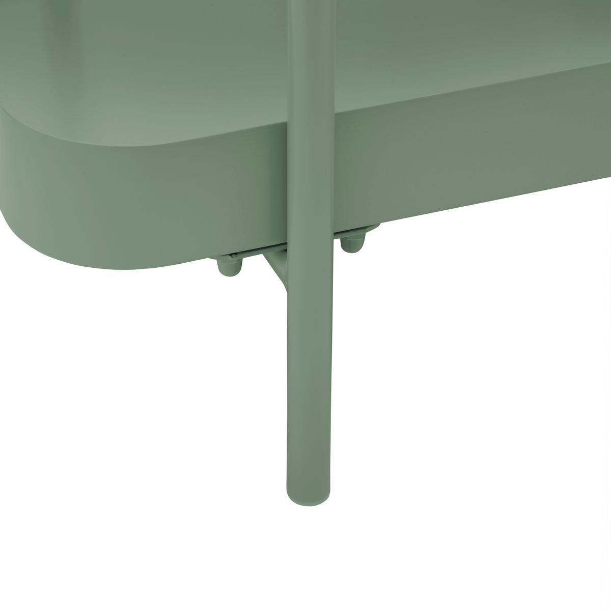 Kolica Za Serviranje Desino - zelena, Moderno, metal (70/70/43cm) - Modern Living