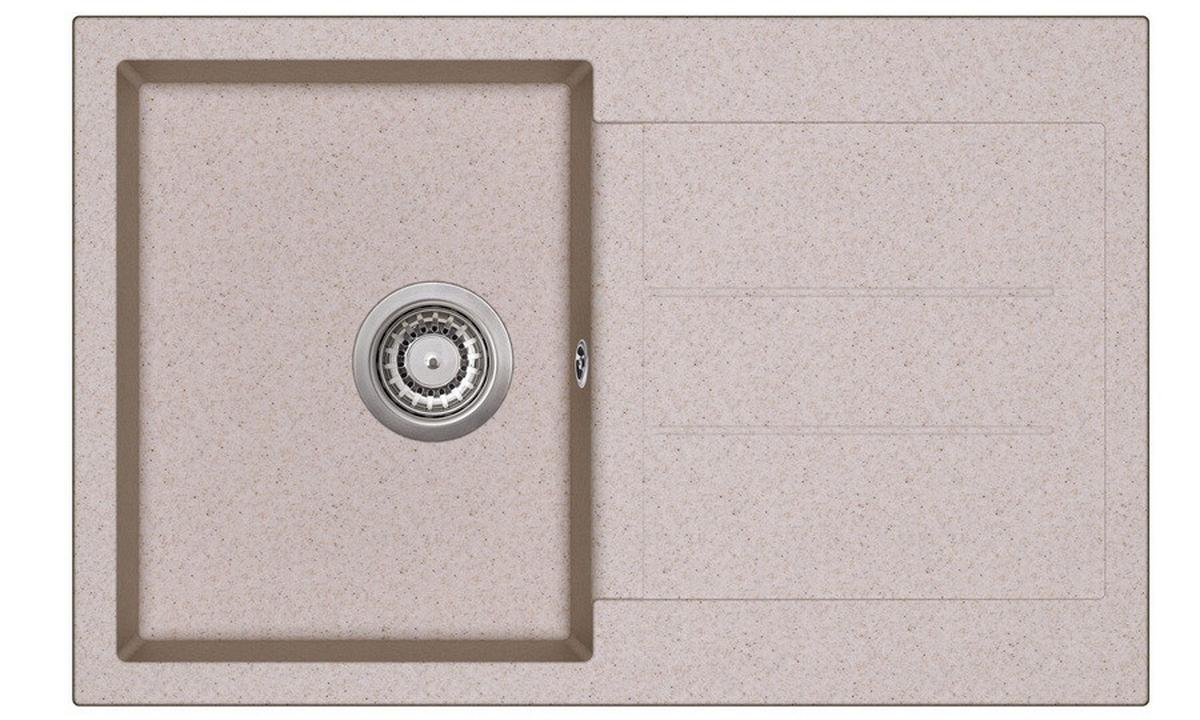 Mosogatótálca Evido Cubo 45s - bézs, Modern, kő (78/20/50cm)