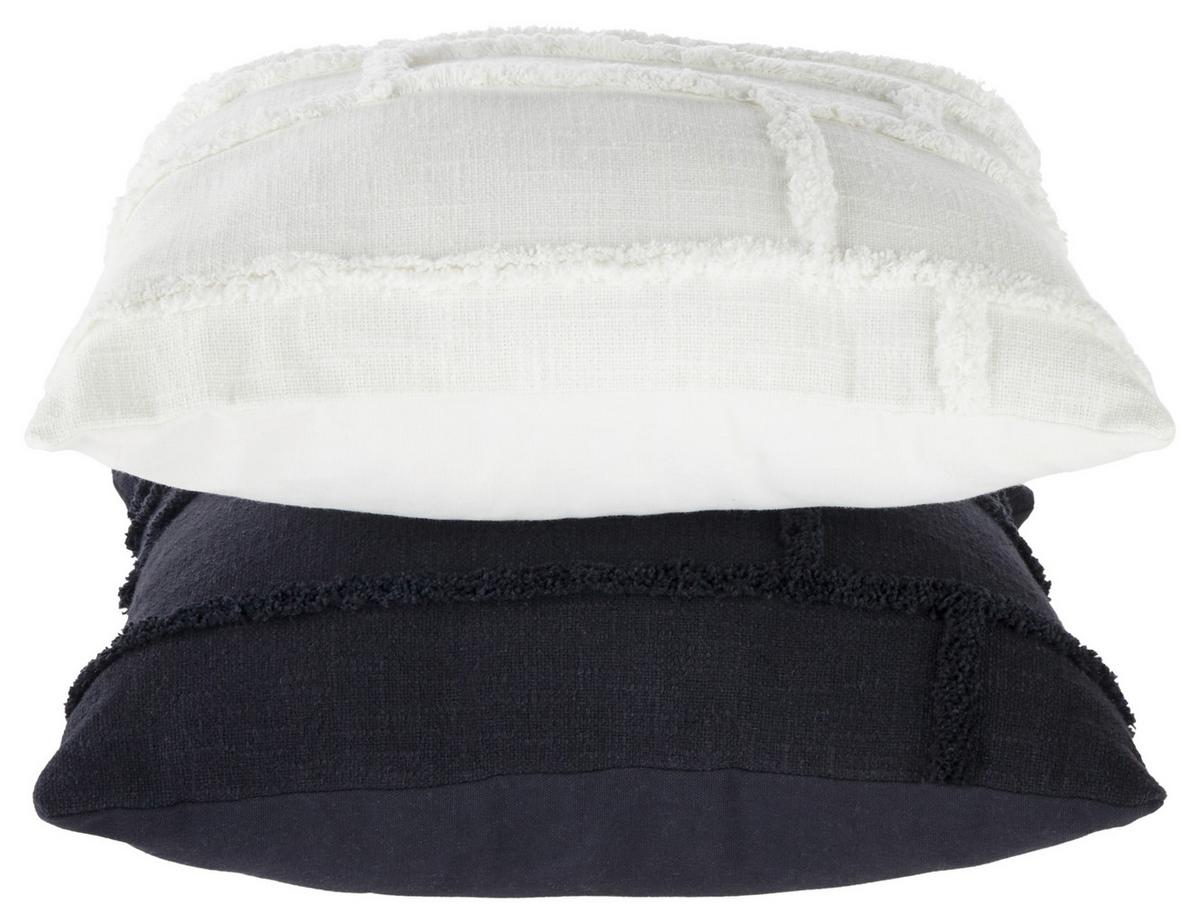 Díszpárna Brigg - fekete, Modern, textil (45/45cm) - Premium Living