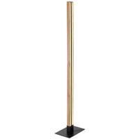Led Svjetiljka Podna 416080ws Doro - crna/opalna, Natur, metal/plastika (25/18/123cm) - Globo