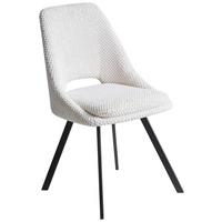 KRZESŁO FLAVIO  -EXKLUSIV- - beżowy/czarny, Design, metal/tkanina (48/85/56cm) - Carryhome