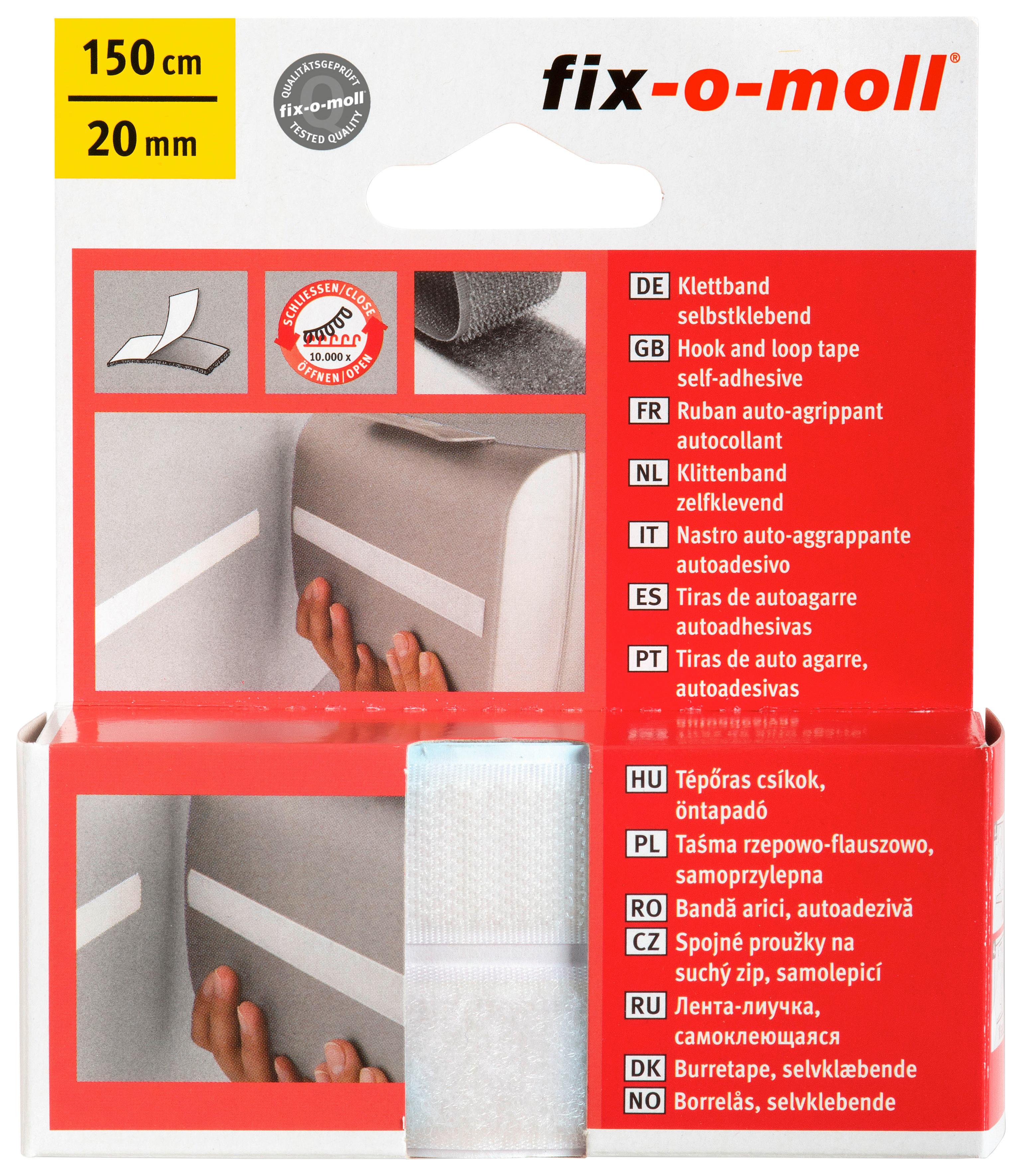 Tépőzár Szalag 150 Cm, Fehér - fehér, műanyag (2/150cm) - Suki