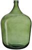 Vaza Garrafa - zelena, steklo (36,5/56cm) - Premium Living